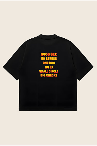 Moon Dancer Μπλουζάκι Unisex Oversize με στάμπα Boxy Fit από χοντρό ύφασμα
