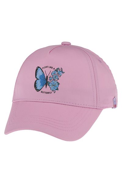 Kitti Butterfly Patterned Girl's Hat (Age 4-8)