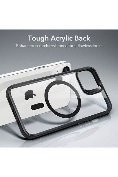 ESR Case for iPhone 14 Plus - ESR Classic Hybrid HaloLock - Clear Black