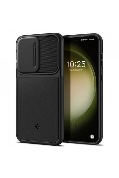 Spigen Samsung Galaxy S23 case - Spigen Optik Armor - Black