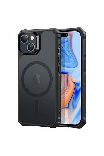 ESR Case for iPhone 15 Plus - ESR Air Armor HaloLock - Frosted Black
