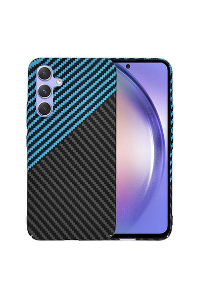 Techsuit Carcasă Samsung Galaxy A54 - Techsuit Carbonite FiberShell - Blue Pulse