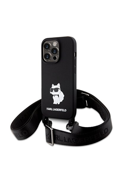 Karl Lagerfeld Θήκη iPhone 15 Pro Max - Σιλικόνης Χιαστί Karl Lagerfeld (KLHC...