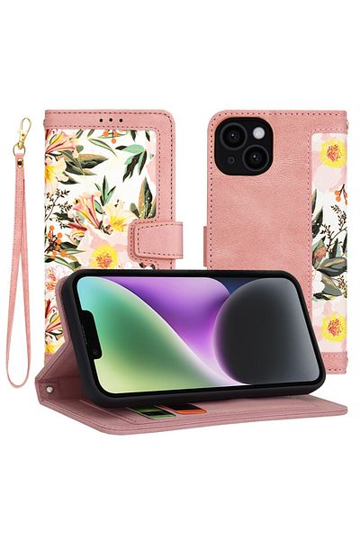 Techsuit IPhone 14 Case - Techsuit FlipCraft - Sweetheart Pink