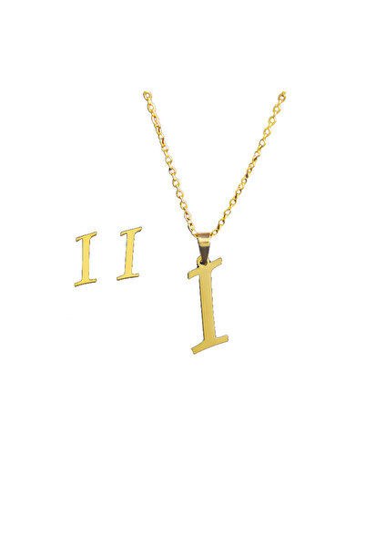 SIC MODA Set of stainless steel initials Sic Moda 4114, Letter i