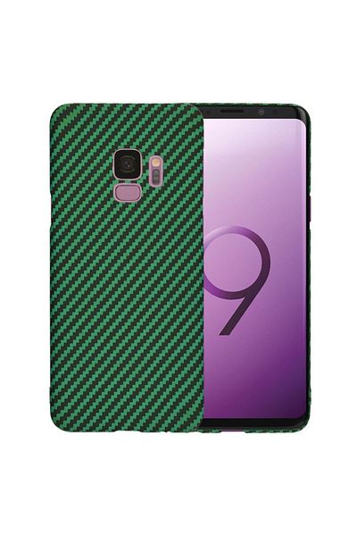 Techsuit Samsung Galaxy S9 Case - Techsuit Carbonite FiberShell - Green