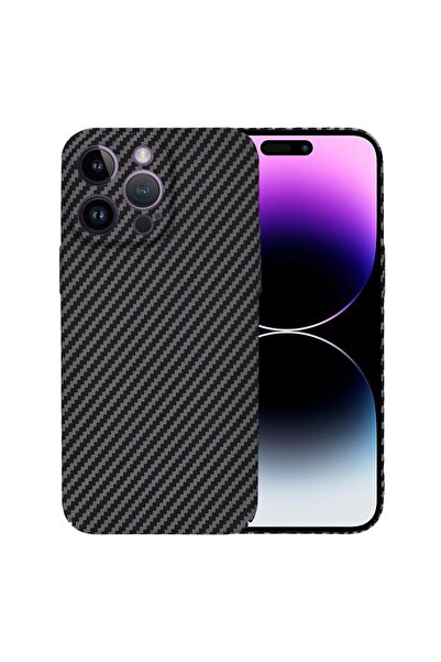 Techsuit Husă pentru iPhone 14 Pro Max - Techsuit Carbonite FiberShell - Neagră