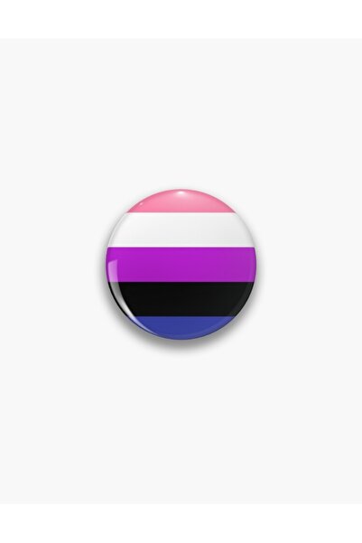 fırsatlar diyarı Genderfluid Pride Flag Buton Rozet