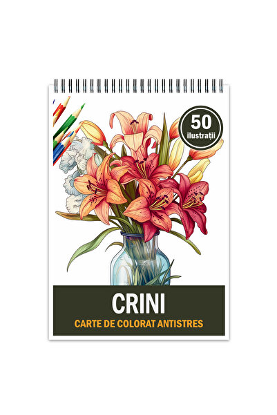 Legendary Gifts Carte de colorat pentru relaxare si antistres, 50 de ilustrat...