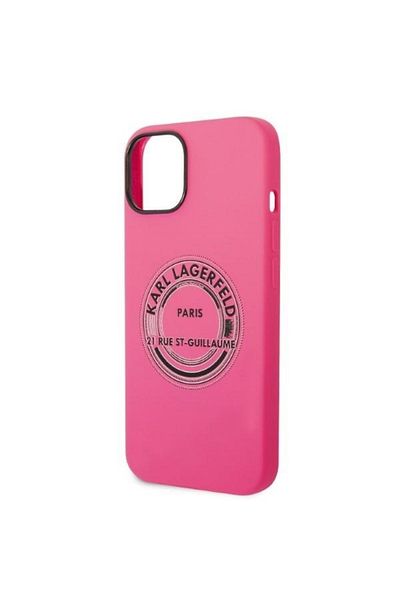 Karl Lagerfeld Carcasă pentru iPhone 14 Plus - Karl Lagerfeld Silicon (KLHCP14MSRSGRCF) - Roz RSG