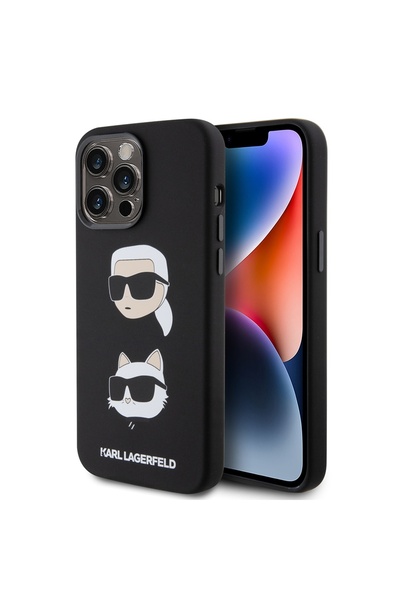 Karl Lagerfeld Carcasă pentru iPhone 15 Pro Max - Silicon (KLHCP15XSDHKCNK) -...