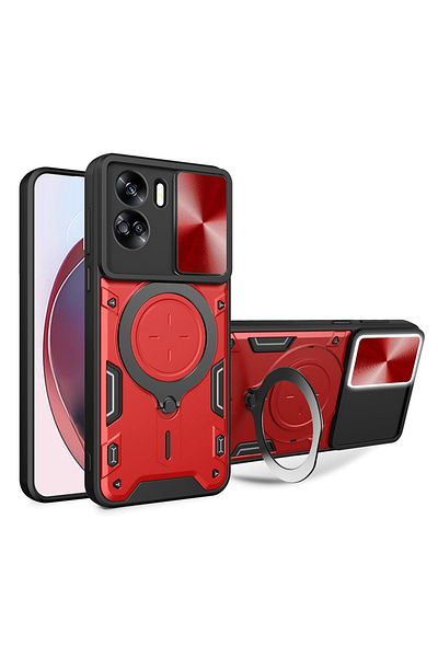 Techsuit Case for Honor 90 Lite - Techsuit CamGuard Pro - Red