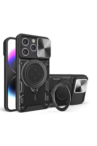 Techsuit Case for iPhone 16 Pro Max - Techsuit CamGuard Pro - Black