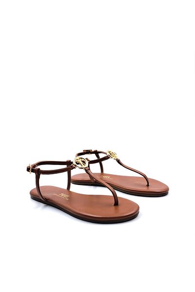 Tkees Buckle Tan Color Women's Flip Flops Sandals