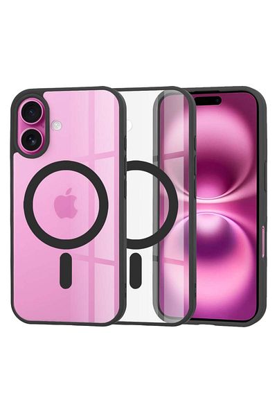 Techsuit IPhone 16 Plus Case - Techsuit MagSafe Pro - Black