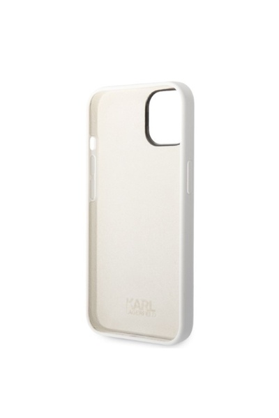 Karl Lagerfeld Carcasă pentru iPhone 14 Plus - Karl Lagerfeld Silicon (KLHCP14MSNCHBCH) - Choupette Albă