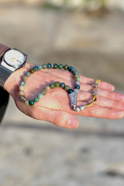 dergah tesbih Ottoman Motif Indian Eye Prayer Beads - Imame Design