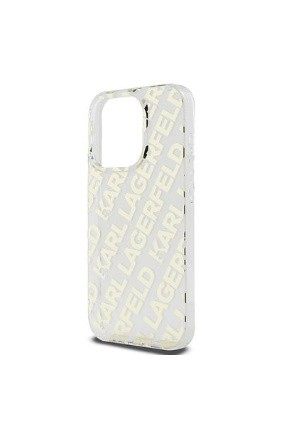 Karl Lagerfeld Case for iPhone 15 Pro - Karl Lagerfeld IML Luxury (KLHCP15LHKDPNSK) - Mono KL Pattern&Cord