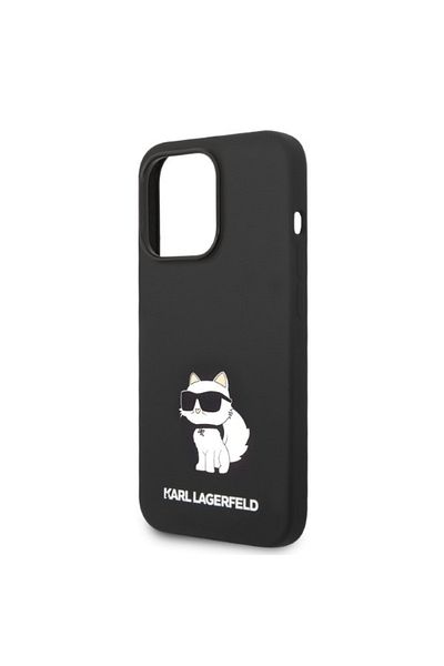 Karl Lagerfeld IPhone 14 Pro Max Case - Karl Lagerfeld Silicone (KLHCP14XSNCHBCK) - Choupette