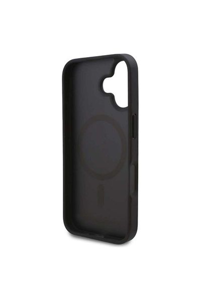 Karl Lagerfeld IPhone 16 Plus Case - Karl Lagerfeld Leather MagSafe (KLHMP16MPKHPORPK) - Hot Stamp