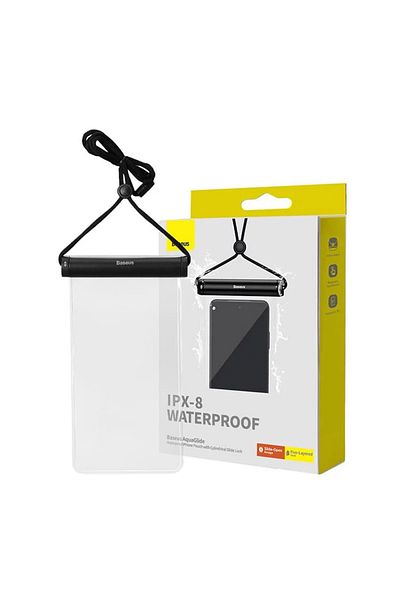 Baseus Waterproof IPX8 Case for 7.2" Phone - Baseus (P60263701113-00) - Black