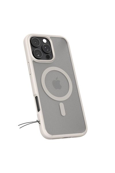 Spigen Case for iPhone 16 Pro Max - Spigen Ultra Hybrid MagSafe - Frost Natural Titanium