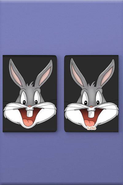 Ludios Σημειωματάριο Buggs Bunny Grey A5 χωρίς γραμμή (50 ΦΥΛΛΑ)