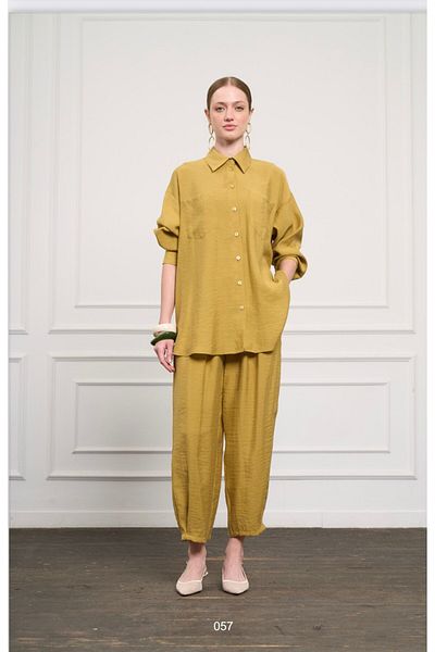 Nuss 1046 Double Pocket Detailed Trouser Suit