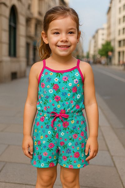 BEREKET BABY Baby Girl Rompers Lace Short Sleeve 2-6 Years