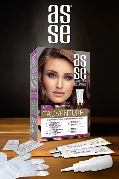 asse Permanent Hair Dye 7.7 Tobacco Coffee 50 50ml