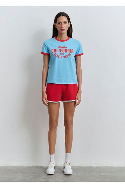 Mavi Tricou din bumbac cu croiala normala cu imprimeu California