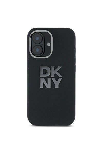 Dkny Θήκη για iPhone 16 - DKNY Σκληρή Θήκη Υγρής Σιλικόνης με Μεταλλικό Λογότ...