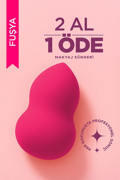 Hill Beauty Turkey Ultra Soft Pear Makeup Sponge Fuchsia
