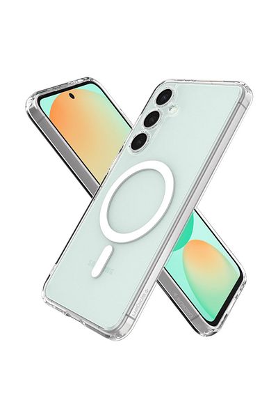 Spigen Carcasă pentru Samsung Galaxy S24 FE - Spigen Ultra Hybrid MagSafe - Albă