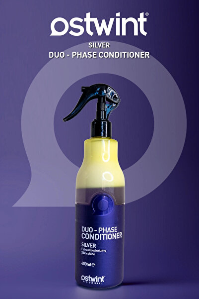 Ostwint Silver Duo-phase Conditioner For Shiny And Fortified Colored Hair - 400ml