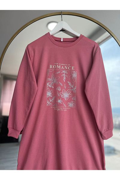 Kirazca Butik Fashion Neva Women's Crew Neck Hijab Tunic Sweatshirt