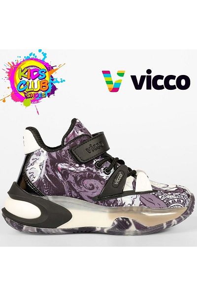 Vicco Pantofi sport pentru copii Universe Ortopedic Negri
