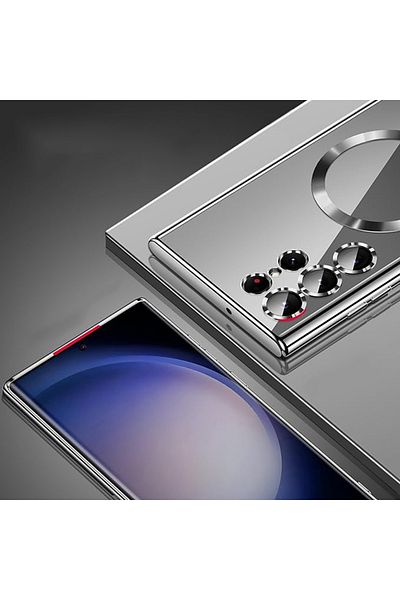 Techsuit Carcasă pentru Samsung Galaxy S25 Ultra - Techsuit Luxury Crystal MagSafe - Albastru intens