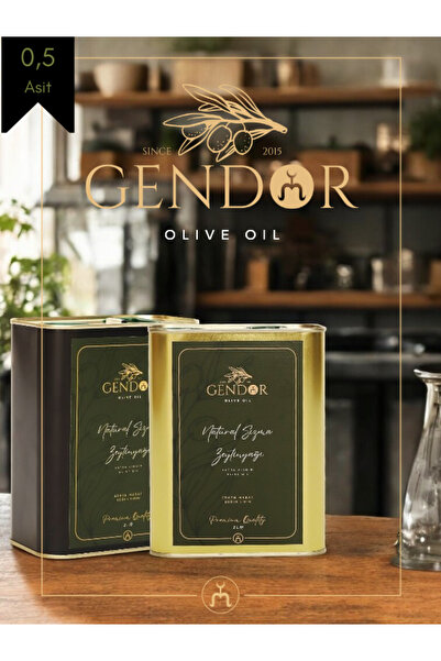 Gendor Olive Oil Soğuk Sıkım Filtresiz Natürel Sızma Zeytinyağı 2l
