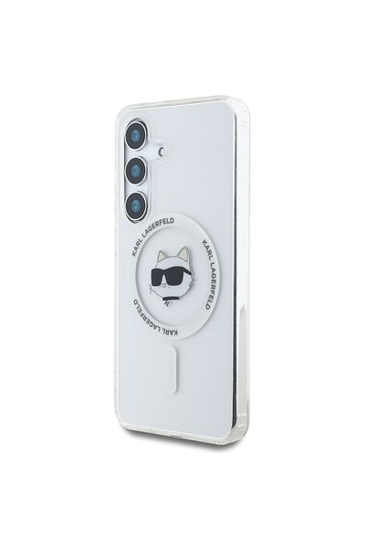 Karl Lagerfeld Case for Samsung Galaxy S25 - Karl Lagerfeld IML MagSafe (KLHMS25SHLSCHH) - Choupette`s Head