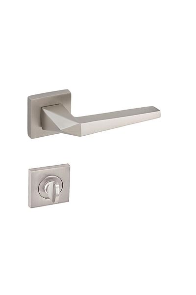 EYMEN YAPI Meysan Kübra Square Badge Door Handle Satin Wc