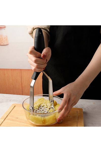 Transformacion Potato Masher 304 Stainless Steel Carrot Banana Avocado Masher 721732