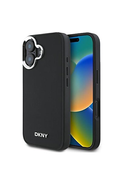 Dkny Carcasă pentru iPhone 16 - DKNY Hardcase Plain Silver Logo MagSafe (DKHM...