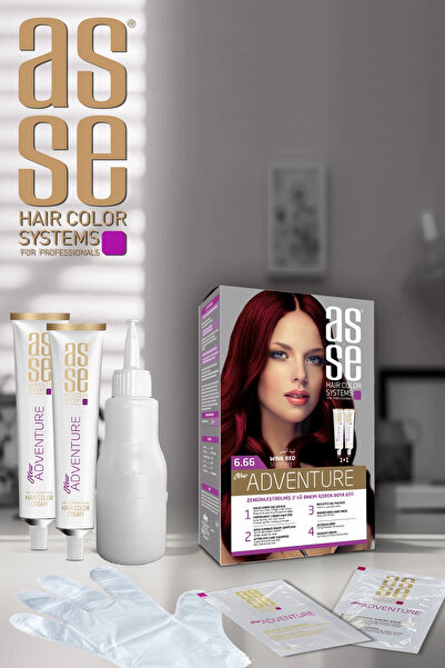 asse Vopsea de păr permanentă 6.6 Roșu vin (ROSU VIN) 50 50ml