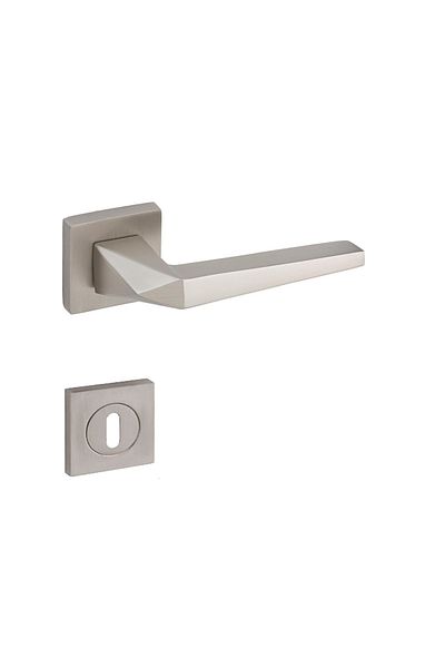 EYMEN YAPI Meysan Kübra Square Badge Room Door Handle Satin