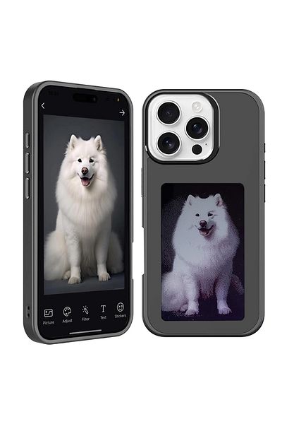 Techsuit Case for iPhone 16 Pro Max - Techsuit SmartScreen NFC - Black