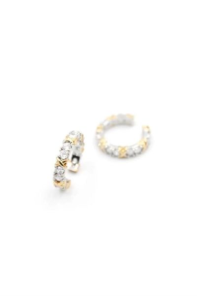 PRATİKOBA 2-Piece Xox Earrings - Silver