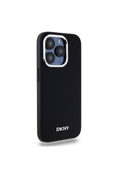 Dkny Carcasă pentru iPhone 15 Pro - DKNY Hardcase Simply Logo MagSafe (DKHMP15LPSCMCLK) - Negru