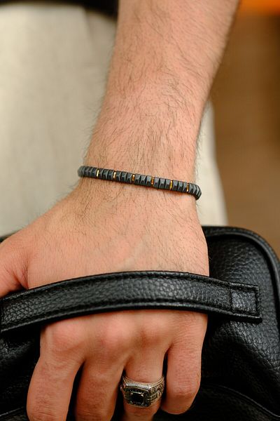 dergah tesbih Tokyo Gray Bracelet