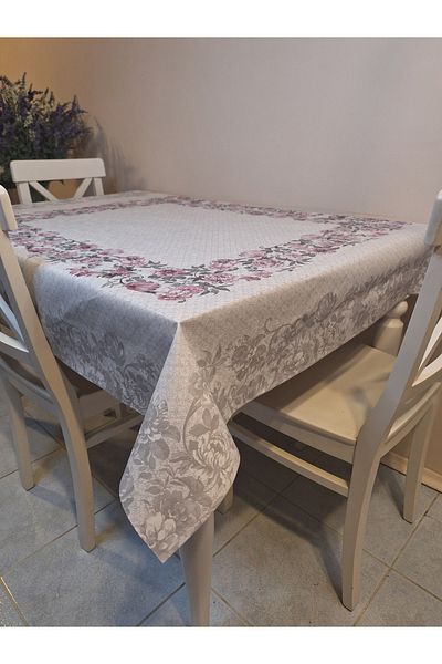 Başak Ev Tekstili Pânză uleioasă din PVC pe bază de fibre DORA PANO - Față de masă gata de ștergere cu model 115 X 140